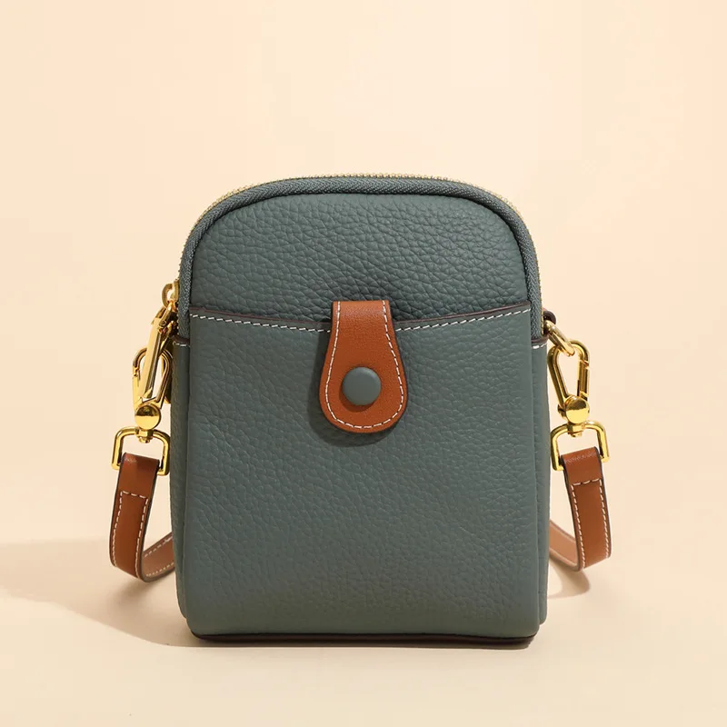 New Luxury Designer Handbag Women Cow Leather Crossbody Bags for High Quality Ladies Shoulder Bags Casual Vintage Messenger Bag