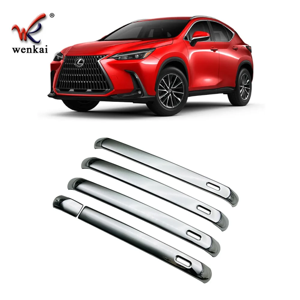

Автомобильные аксессуары для Lexus NX260 2022, гальванизированная декоративная яркая полоса внешней дверной ручки, автомобильные наклейки