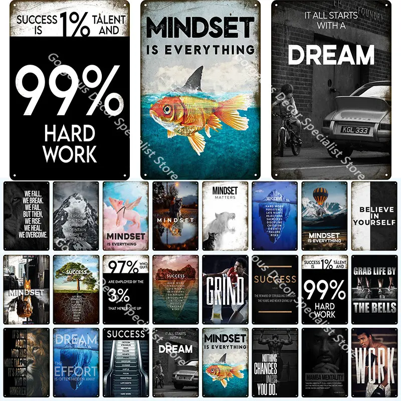 

Металлический декор, вдохновляющая Жестяная Табличка, металлическая пластина, настенные художественные Плакаты для спортзала, бара, паба, ...