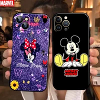 cute mickey minnie mouse for apple iphone 13 12 11 pro max 13 12 mini 5 5s 6 6s 7 8 plus se2020 x xr xs max phone case back