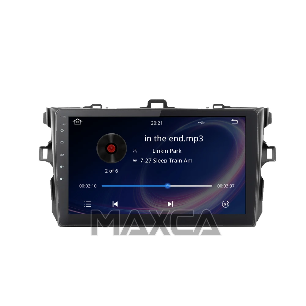 MAXCA 9-дюймовый 2 din беспроводной Carplay Android авто радио для Toyota Corolla OEM подходит