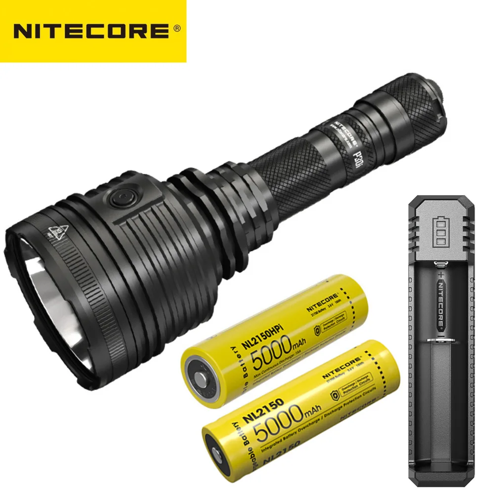 Перезаряжаемый фонарик Nitecore P30i 2000 люмен 1093 ярдов + зарядное устройство nitecore UI1