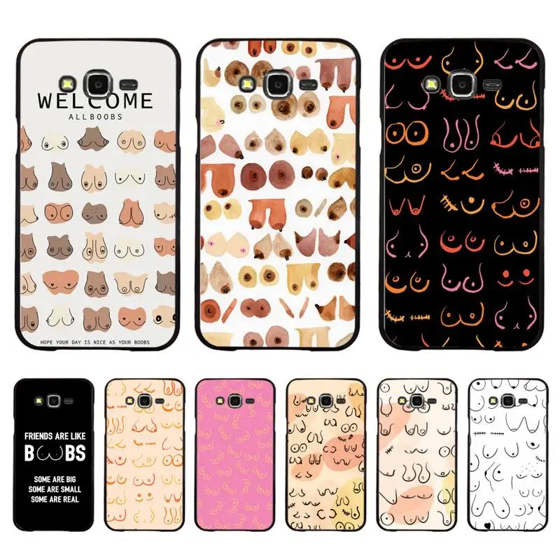 

Boobs Art Print Phone Case For Samsung Galaxy J4plus J6 J5 J72016 J7prime cover for J7Core J6plus