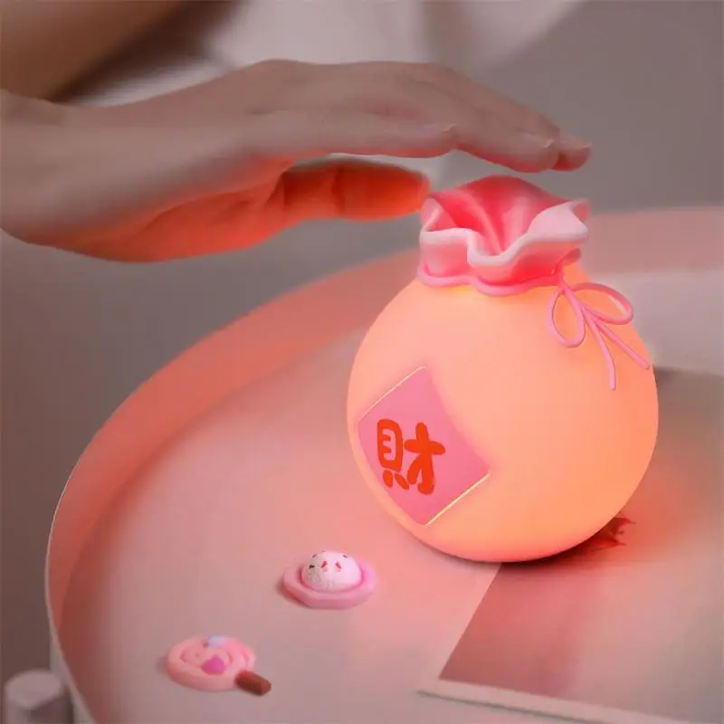 

Прикроватная лампа Lucky Bag, светильник из силикагеля, два уровня яркости, для спальни