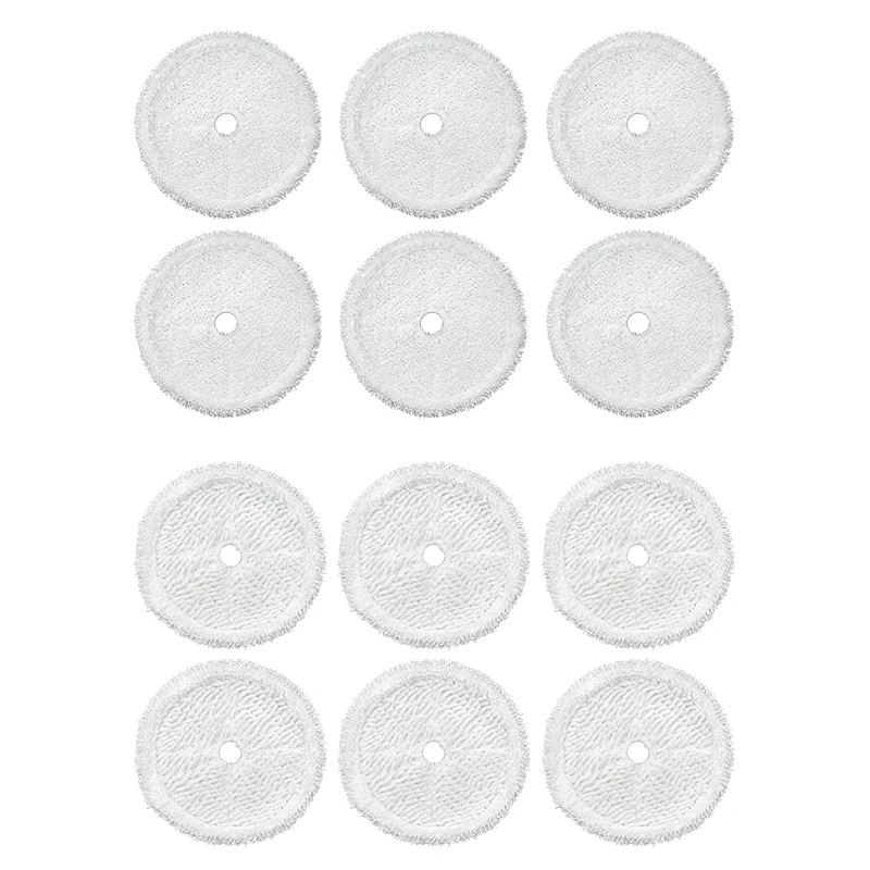 

12PCS Vacuum Cleaner Parts Cleaning Cloth Mop Pads Fit For Bissell 3115 Sweeping Robot Vacuum Cleaner