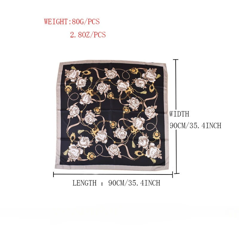 Шелковый шарф Heitou