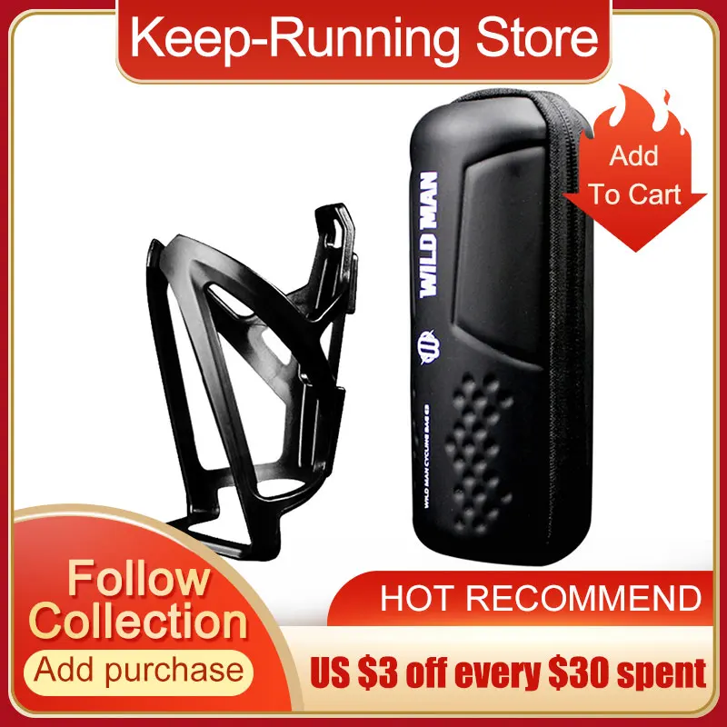 

WILD Man Road Bicycle Bag MTB Bag Rainproof Bike Bottle Repair Tools Kit Built-in Mesh Bag Cycling Accessories Bike Pouch