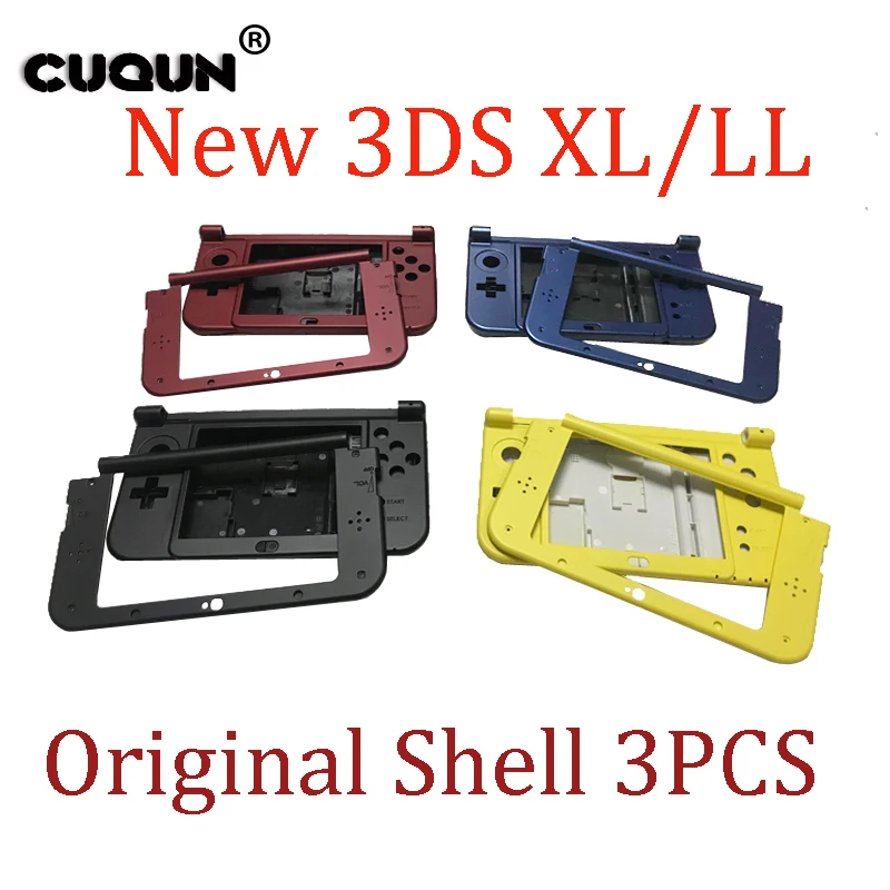 

Original Top & Bottom Middle Frame & Battery Cases For NEW 3DS XL/LL Console