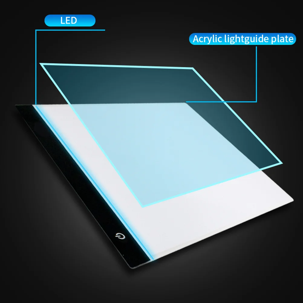 

LED Copy Board LED Painting Drawing Board LED Copy Plate Through Writing Board (A5 Style 1)