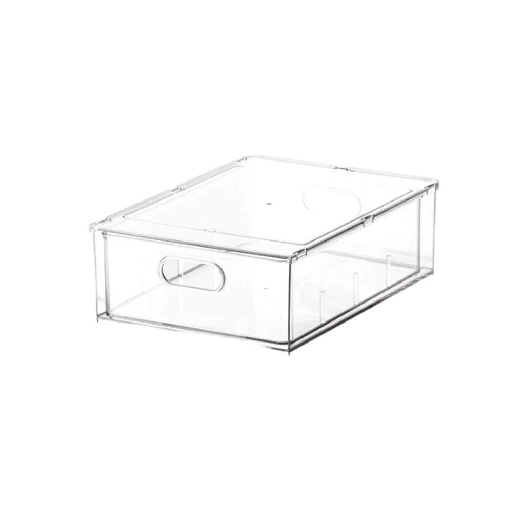 

Storage Drawer Refrigerator Desktop Organizer Freezer Box Living Room Reusable Case Stationery Shoes Container Holder