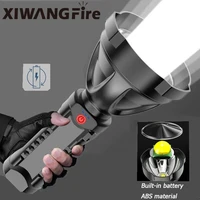 outdoor lighting super strong torch usb rechargeable high brightness led hand held torch emergency work light