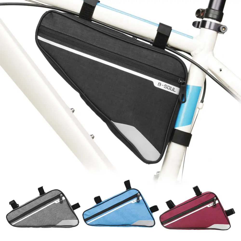 

Bike Triangle Bag 1.6L Large Capacity MTB Bike Front Tube Frame Bag Waterproof Frame Holder Pouch Pannier Bicycle Accessories