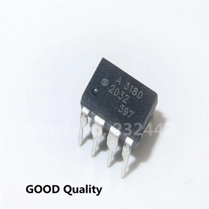 

10 шт./лот A3180 HCPL-3180 DIP-8 HCPL3180 оптрон в наличии