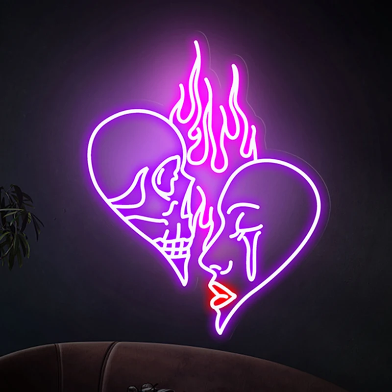 

Неоновая вывеска ручной работы на заказ, искусство, неоновая лампа для спальни, домашний Настенный декор, персонализированные эстетические подарки, украшение на Хэллоуин