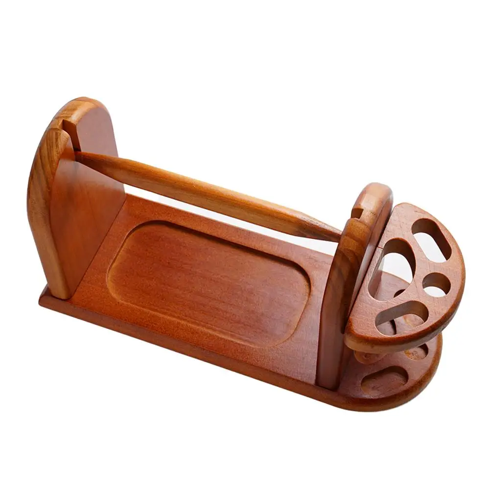 Деревянная стойка для шпули из шерсти вспомогательный инструмент вязания