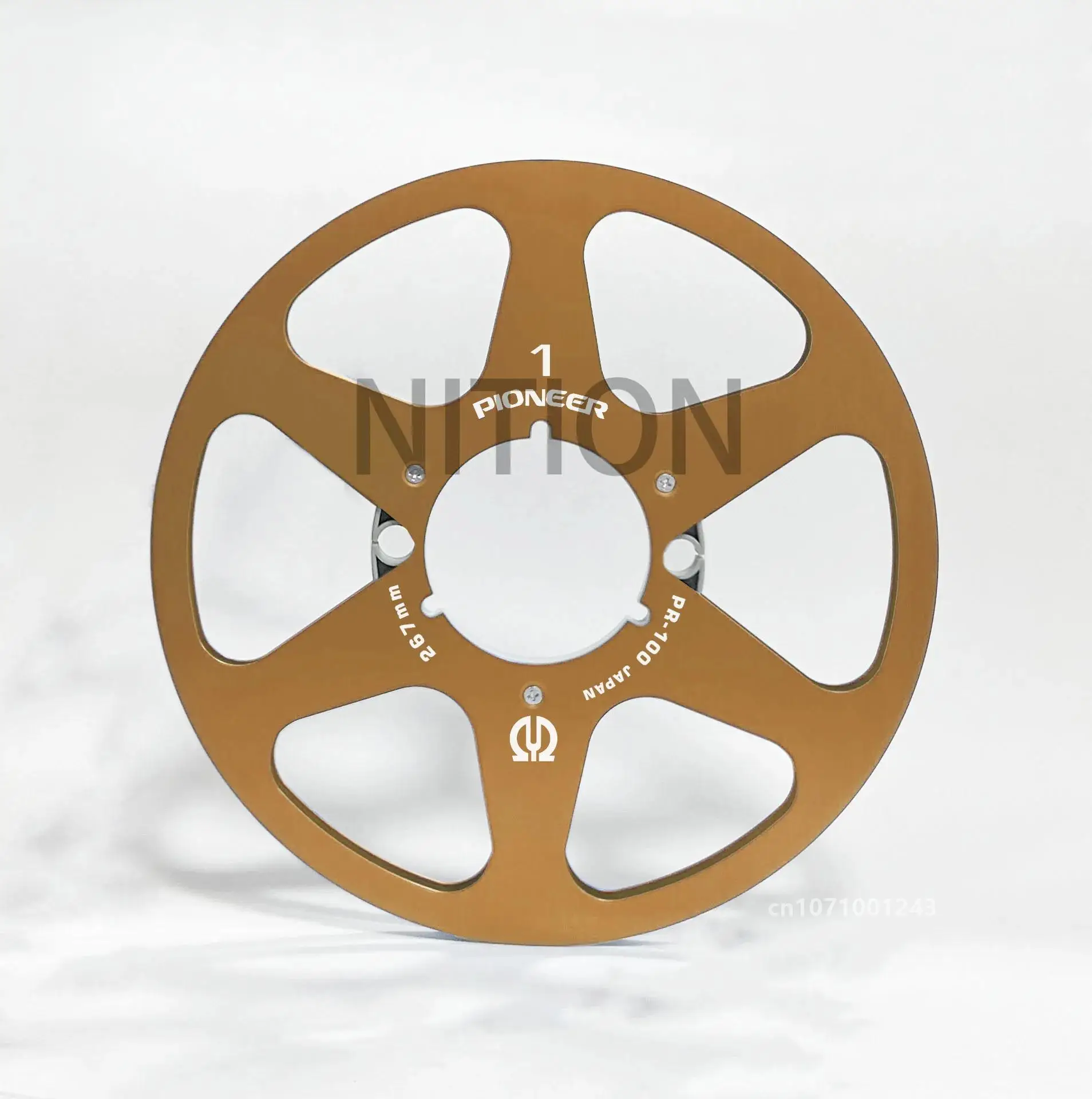 Новая металлическая катушка с лентой для аналогового аудио размером 10 5 x 1⁄4