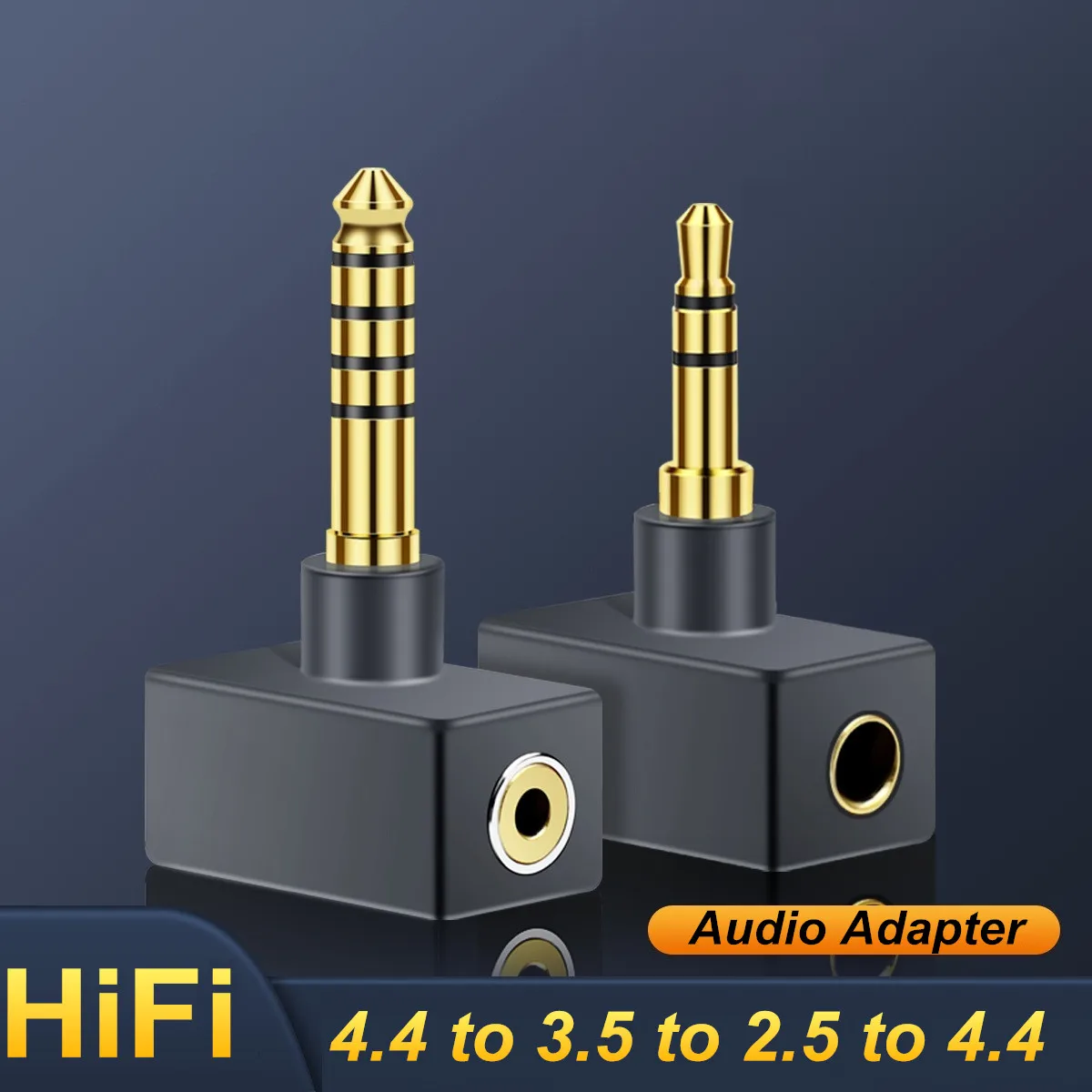 Headphone Adapter 2.5mm 3.5mm 4.4mm Male To Female Converter Gold Plated HiFi 2.5 3.5 4.4 Earphone Jack Plug Universal Connector