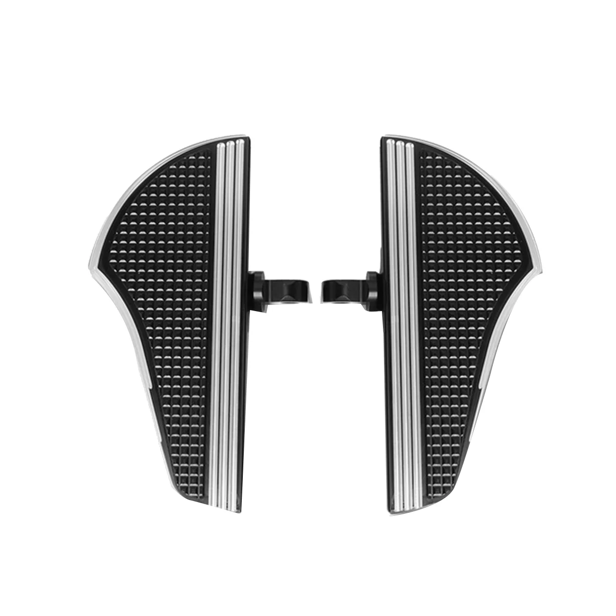 

Front and Rear Footrests Motorcycle Accessories for Harley XL 883 XL1200 X48 72, As shown
