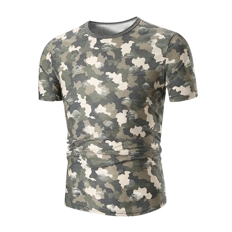 

2427-R-new men's T-shirt autumn T-shirt men's winter cotton