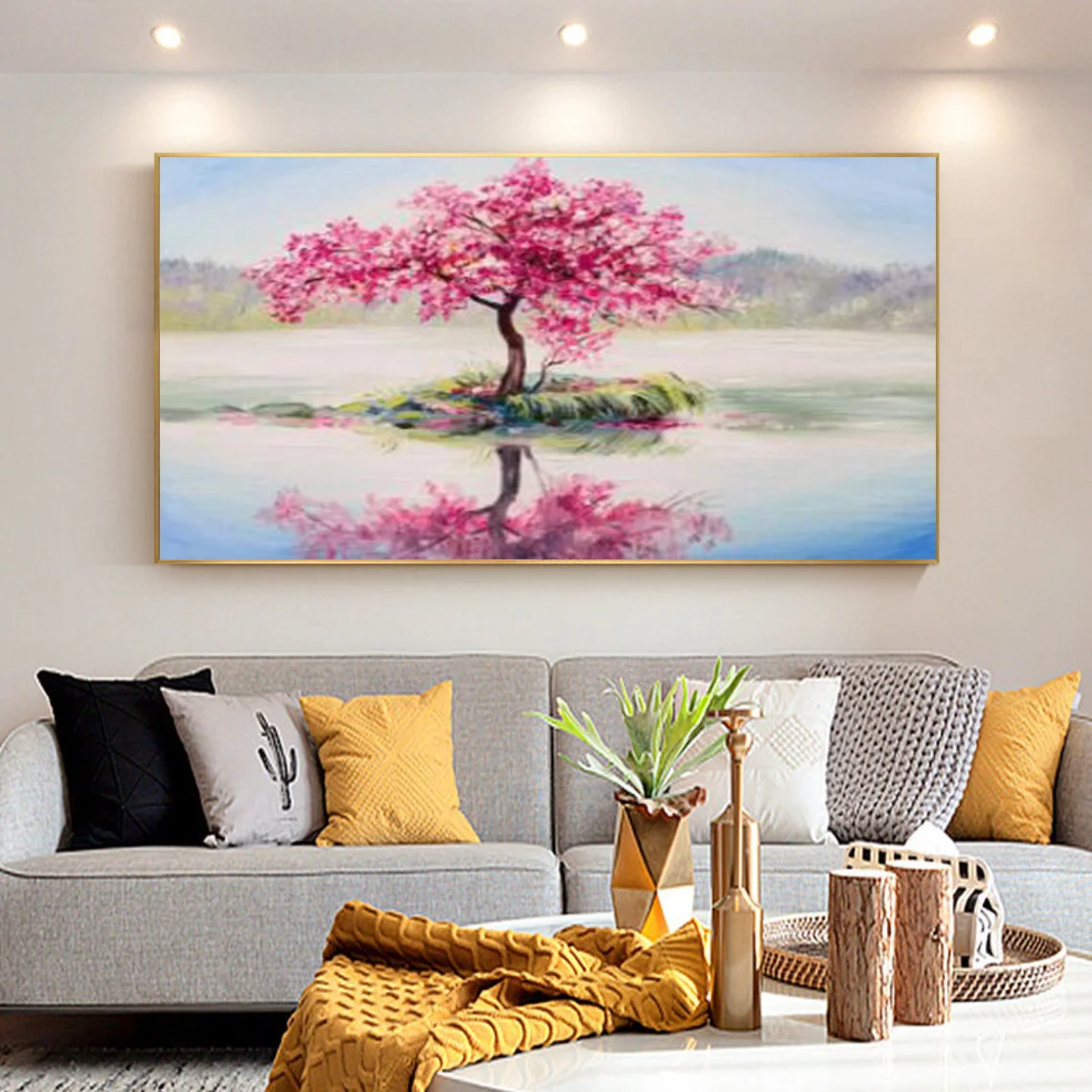 

Картина маслом WANG ART Абстрактное облако Светло-голубое