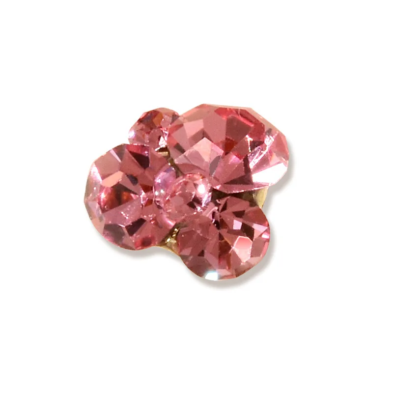 1 шт. китайские красные/розовые чешские ворсовые ногти 5 в Роскошные блестящие