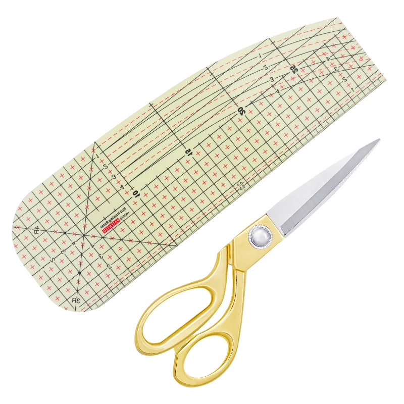 

Dailylike Professional Embroidery Tailor Scissors for Fabric Shears With Patchwork Heat Resistant Ruler Sewing Accessories