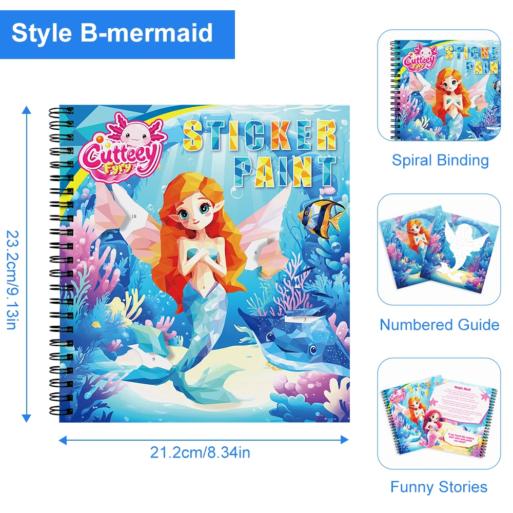 

Набор стикеров с историями для детей 4-8 лет