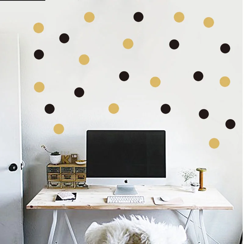 

Dot Wall Stickers Living Room Bedroom Kid's room Kindergarten Decoration Wallpaper Self Adhesive Stickers Art Decals 22 Colors