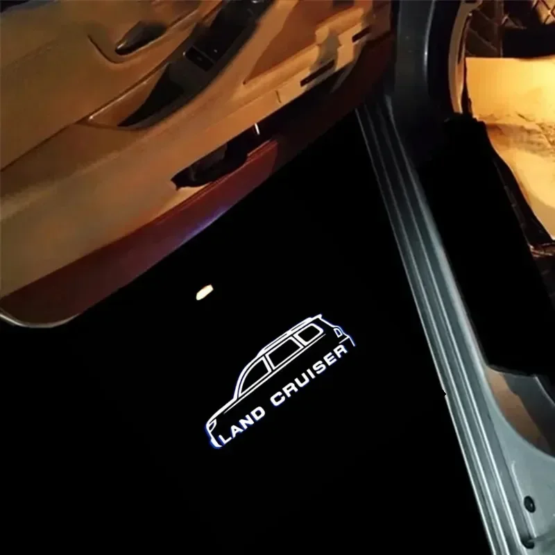 2 шт. светодиодный светильник для теней двери приветственный свет Toyota Land Cruiser