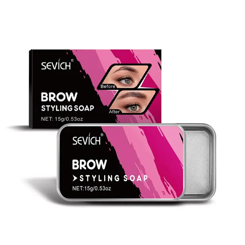 

3D Feathery Brows Setting Gel Waterproof Soap Brow Makeup Kit Lasting Eyebrow Gel Women Eyebrow Tint Pomade Cosmetics TSLM2