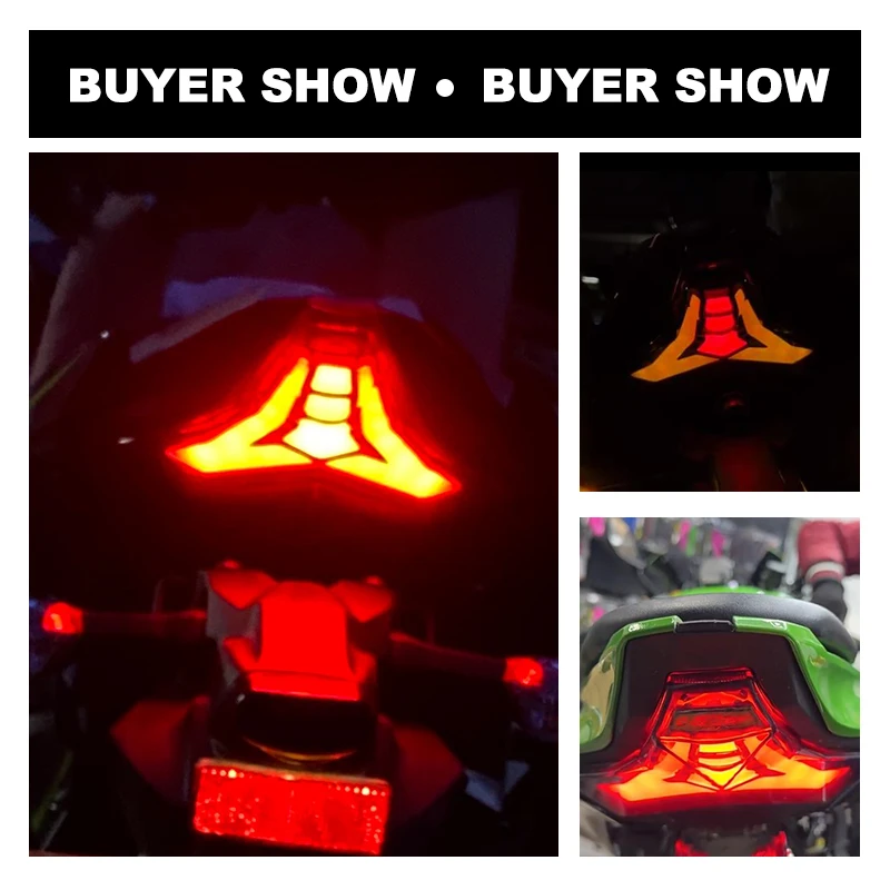 Для Kawasaki Ninja Z1000 ZX-10R ZX-10RR ZX10R/RR 250 400 2014-2023 задний фонарь стоп-сигнал поворота