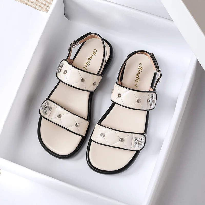 

Plus Size 35-43 Women Modern Sandals Sweet Comfortable flats Party Wedding Office beach Summer outdoor slippers shoes