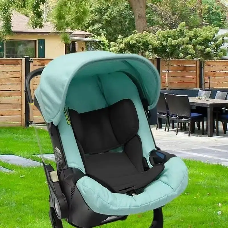 Фото Детская коляска Doona, подушка для автокресла, подушка для поддержки головы и шеи ребенка, матрас, дышащая сетчатая подушка, теплая подушка для детской коляски №2