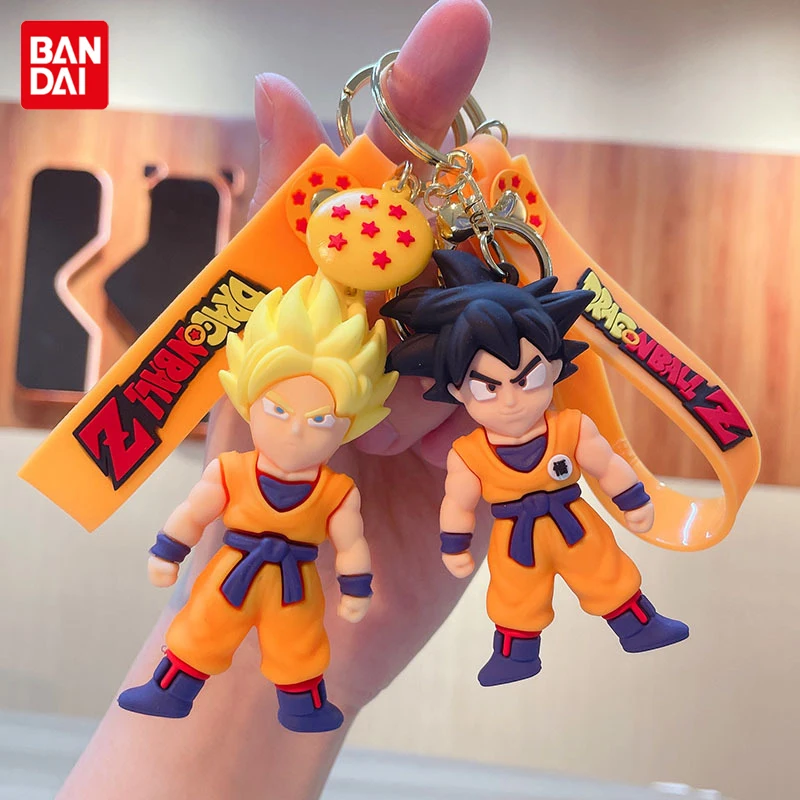 

Anime Dragon Ball Z Keychain Son Goku Majin Buu Kuririn Master Roshi Piccolo Cartoon Doll Key Chain Car Keyring Accessory Gifts