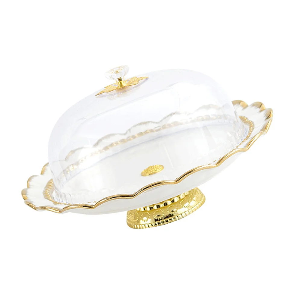 

1 set of Cake Serving Plate Birthday Cake Stand Bakery Dessert Display Tray