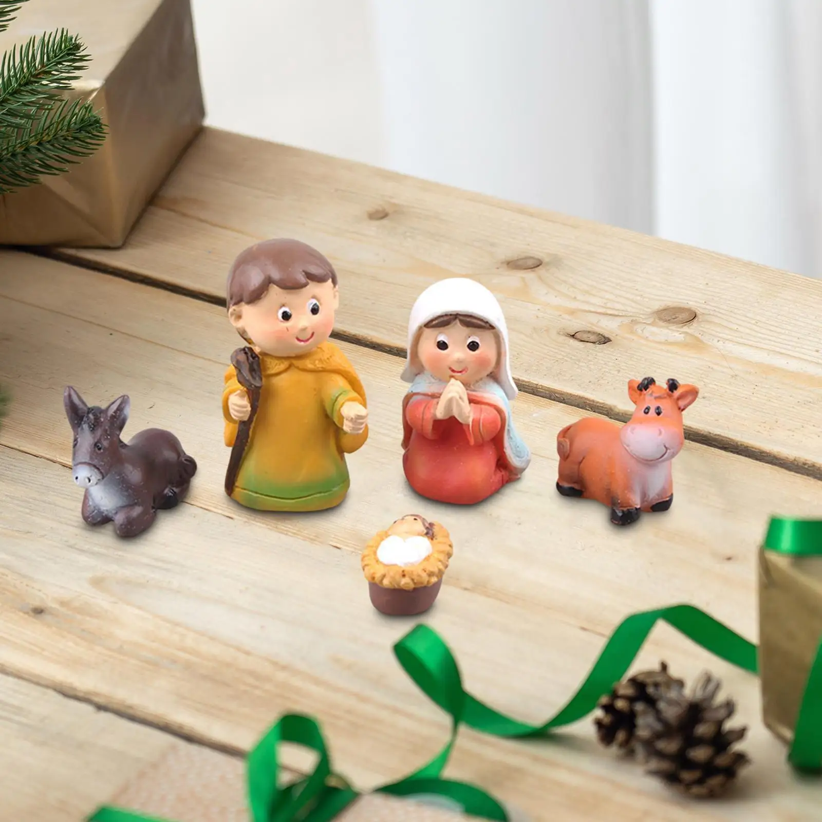 Статуэтки Святой Семьи MagiDeal