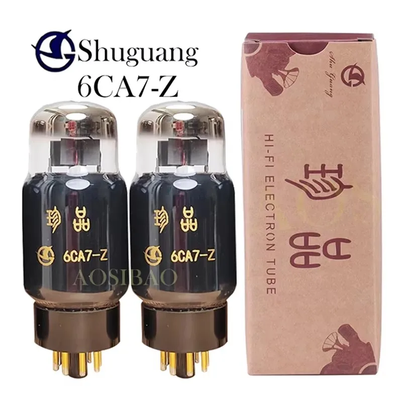 Вакуумная трубка SHUGUANG 6CA7 6CA7Z 6CA7-Z обновленная EL34 KT77 6L6GC 6P3P EL34B 5881 комплект