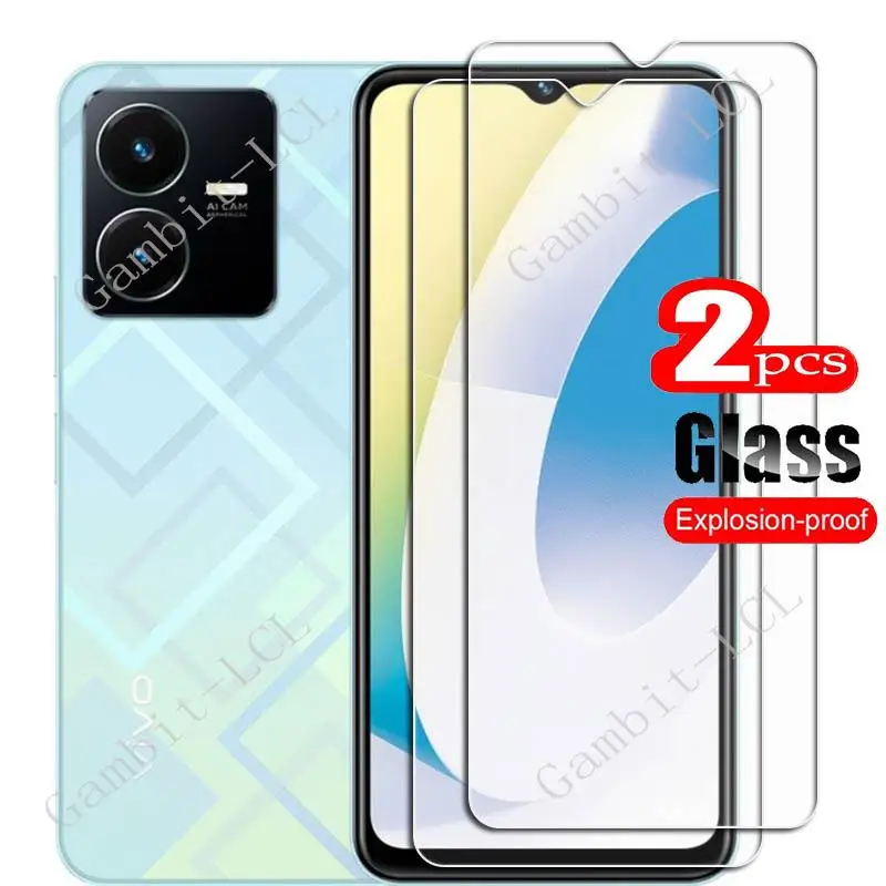 

Закаленное защитное стекло для Vivo Y22 Global VivoY22 Y 22 Y22S V2207 6,55 дюймов, защита экрана, защитная пленка для смартфона