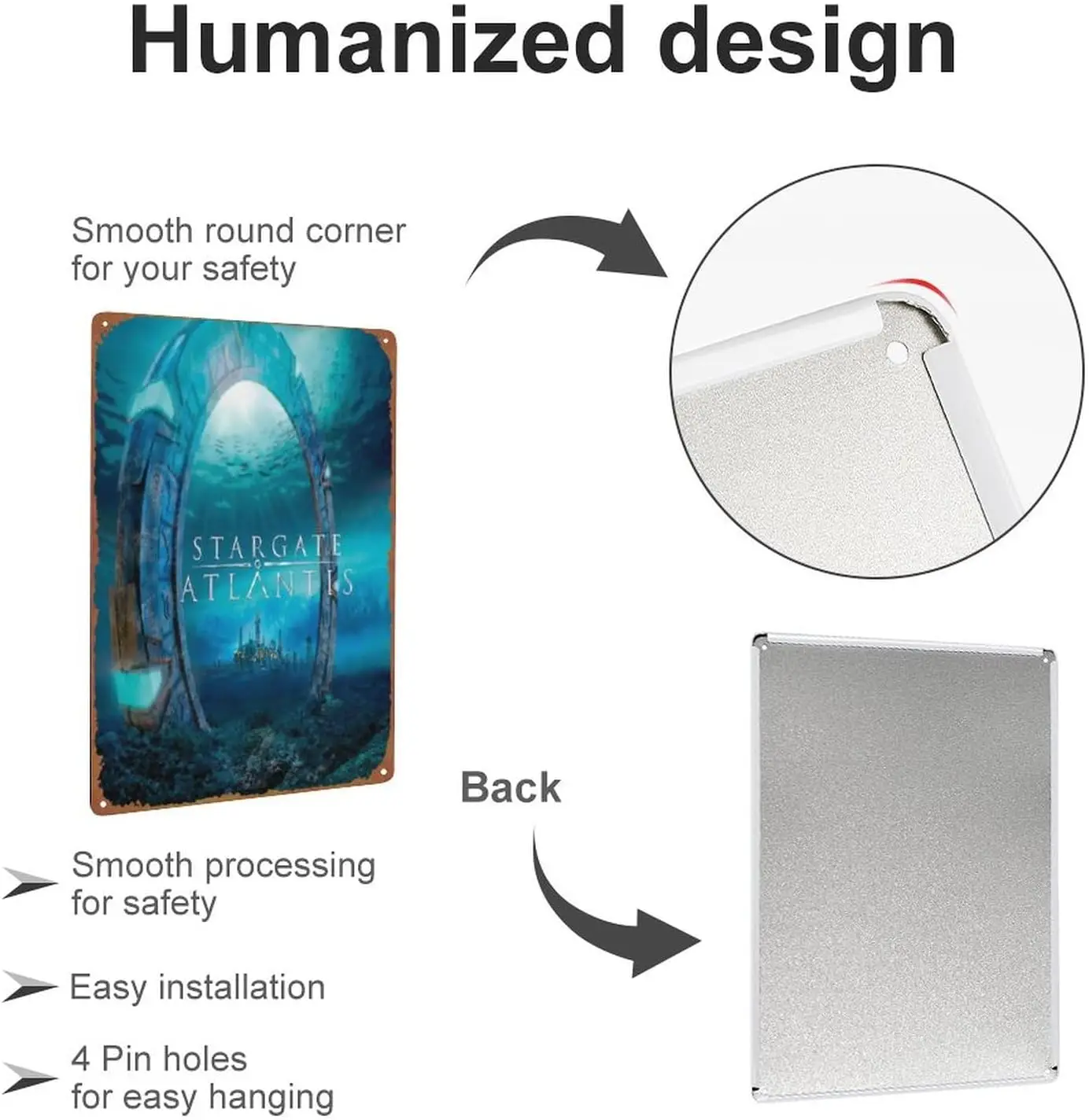 Звездные войны: Atl Nike Plakat Filmowy Ретро Винтаж Забавная Металлическая жестяная