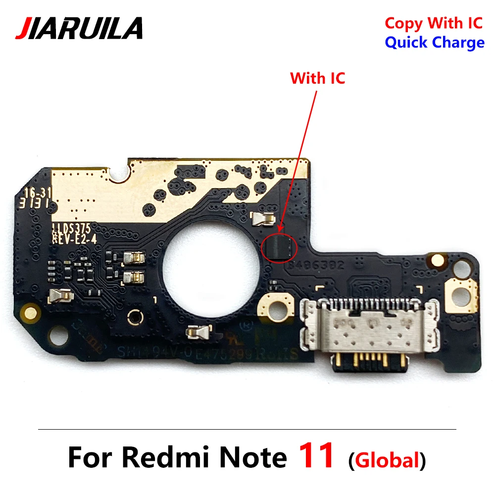 Для Xiaomi Redmi Note 11 Новый USB-разъем для зарядки плата с гибким кабелем зарядная Flex |