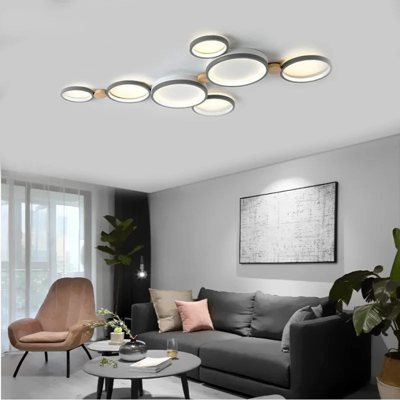 Modern LED Ceiling Lamp Living Room Bedroom Chandelier Ceiling Dining Hall Corridor Lighting Indoor Round Lamp