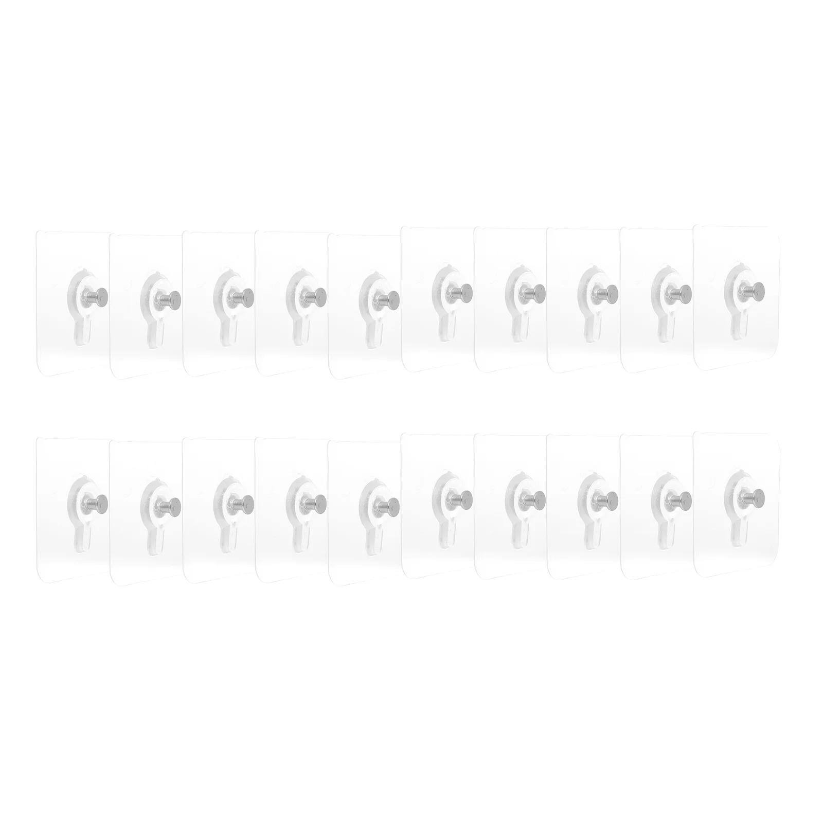 

20 настенных крючков, прозрачные настенные крючки с клейкой поверхностью, подвесные крючки повышенной прочности для кухни, ванной комнаты, т...