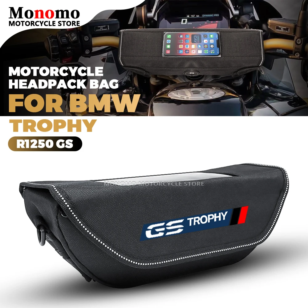 

Suitable for BMW R1250GS Trophy 2023 Motorcycle Headpack bag Waterproof Travel Bag Navigation Storage Bag