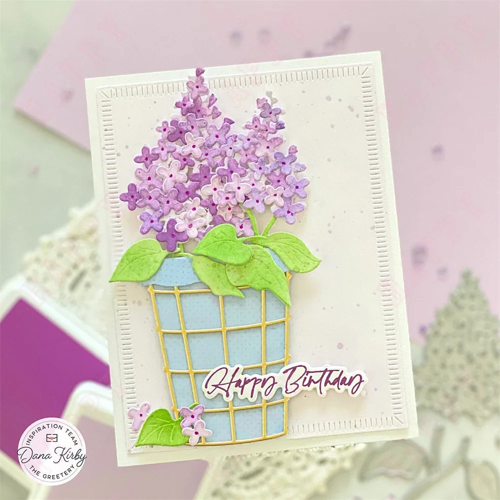 Лилии и ботаники металлическая высечка сделай сам скрапбукинг изготовление