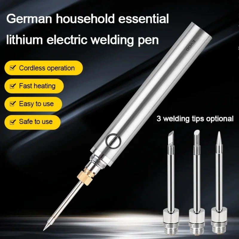 

Household necessities lithium electric soldering iron soldering pen Charging iron USB DIY low -voltage DC welding pen