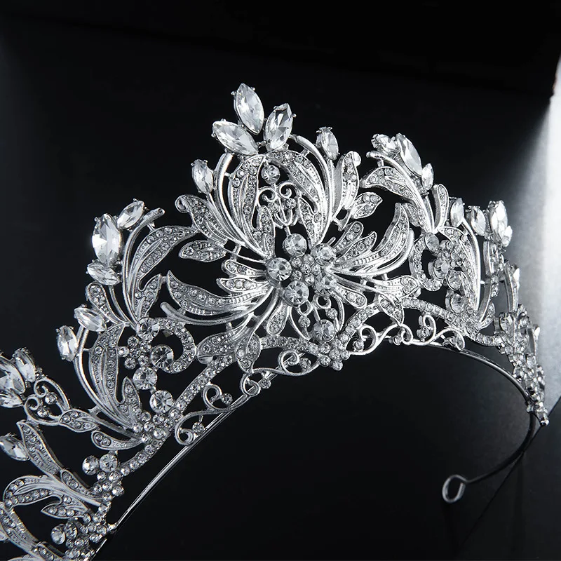 Crystal Bride Crown Alloy Rhinestone Wedding brides Palace Princess Wedding Hair Jewelry