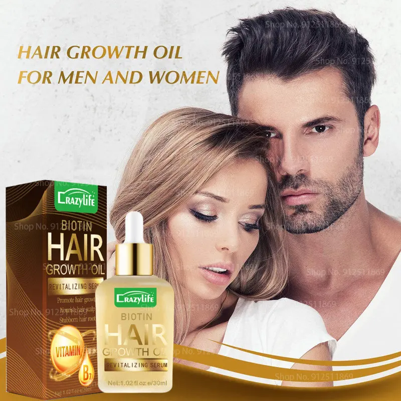 

Biotin Hair Regrowth Oil Prevent Hair Loss ,Natural Serum for Thicker,Stronger,Longer Damaged Hair Treatment Men Women products