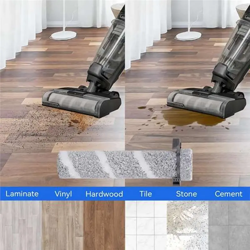 Фото Запасные части BISM для беспроводного пылесоса Bissell 3930F 3933 V2 39999Z (для влажной и сухой уборки) - комплект: роликовая щетка и HEPA-фильтр №2