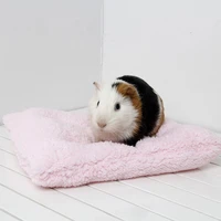 hamster nest bed comfortable guinea pig cage squirrel chinchillas warm short plush house accessories soft small pet bed
