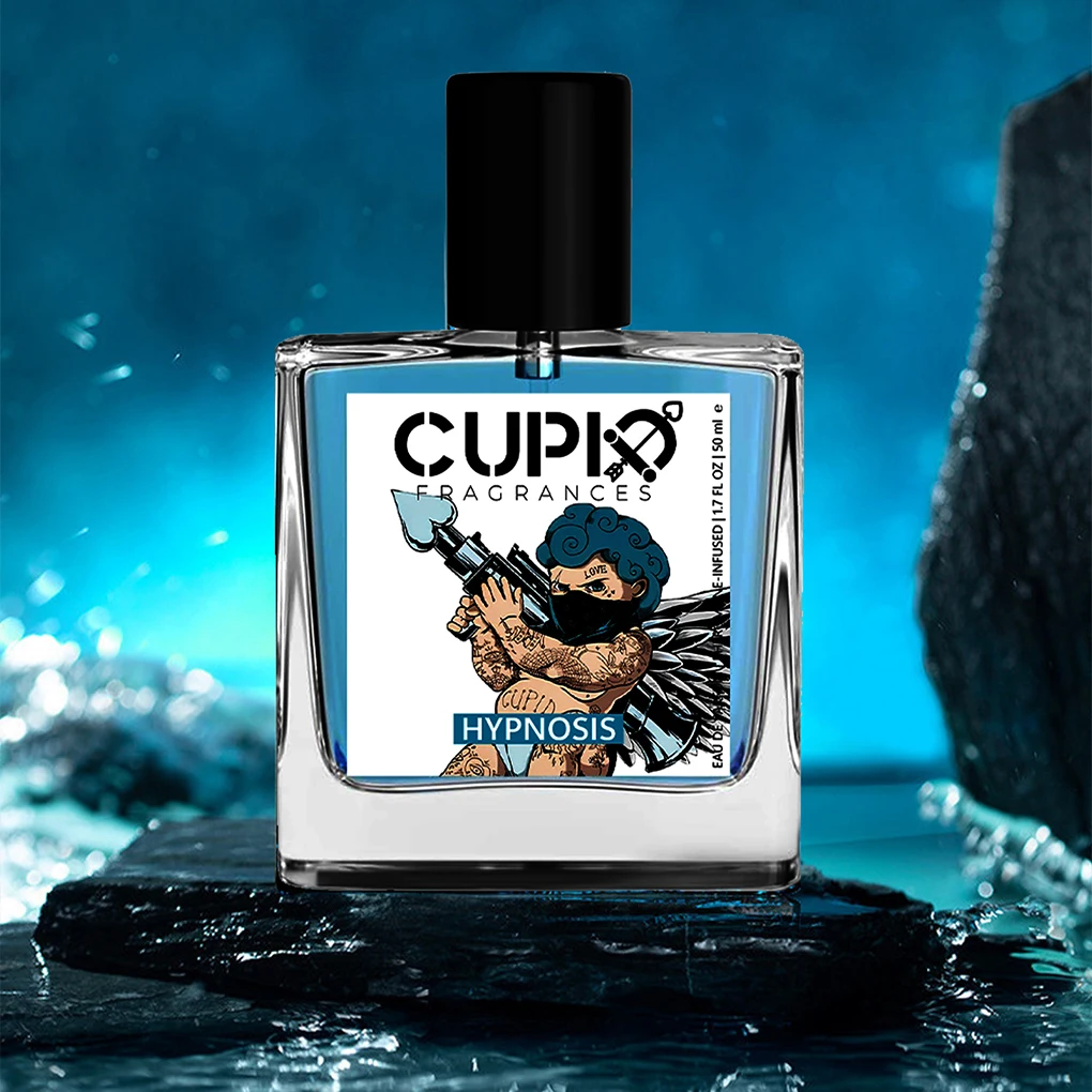 CUPID 50 мл синяя стеклянная бутылка мужская 2 в 1 одеколон роскошный аромат для